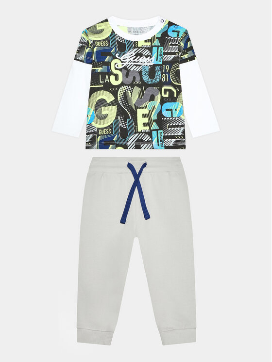 Guess Set bluză și pantalon I3BG05 I3Z13 Galben Regular Fit