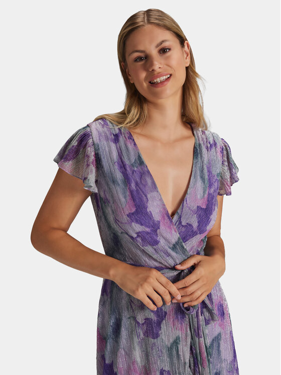 Swing Swing Sommerkleid 5AG14300 Violett Regular Fit