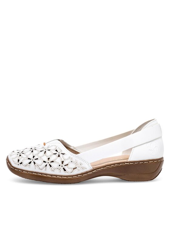 Rieker Rieker Halbschuhe 41356-80 Weiß