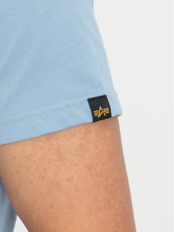 Alpha Industries Alpha Industries T-Shirt AI.100501-134 Modrá Basic Fit