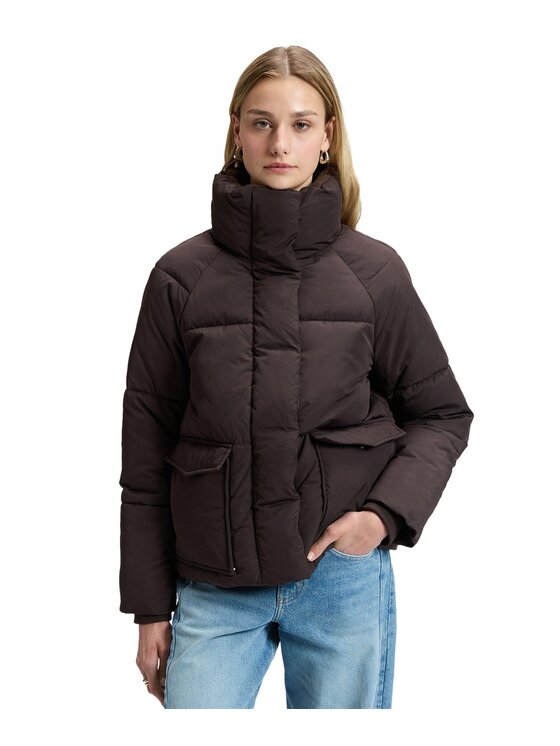 Lee Lee Kurtka puchowa 112385633 Brązowy Regular Fit