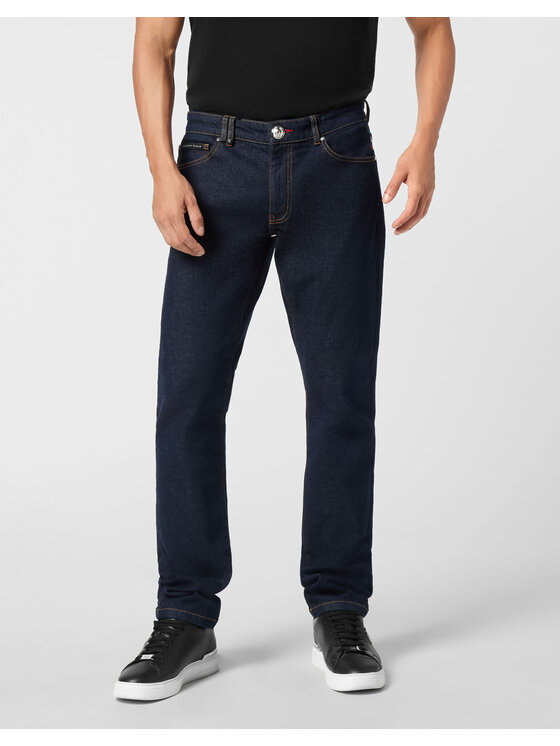 PHILIPP PLEIN PHILIPP PLEIN Jeansy 25919 Niebieski Straight Leg