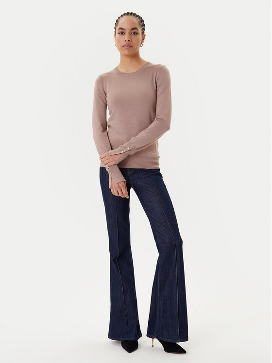 Guess Guess Pulover W2YR30 Z2V62 Rjava Regular Fit