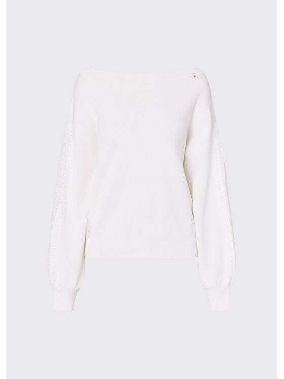 Liu Jo Liu Jo Maglione CF6264MS55NX0256 Bianco Regular Fit