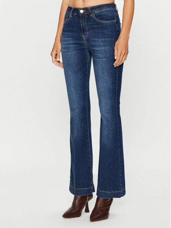 Rinascimento Blugi CFC0115449003 Bleumarin Bootcut Fit