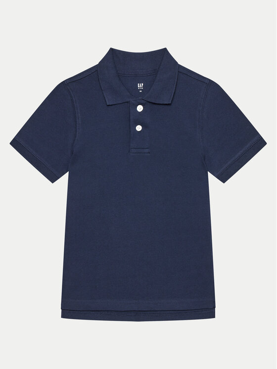 Gap Polo Majica 404943-05 Mornarsko Modra Regular Fit