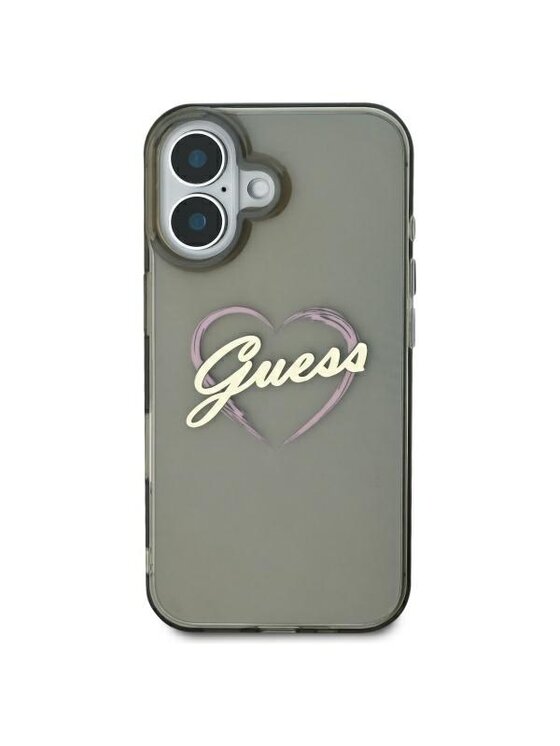 Guess Guess Etui na telefon Apple iPhone 16 Plus Czarny