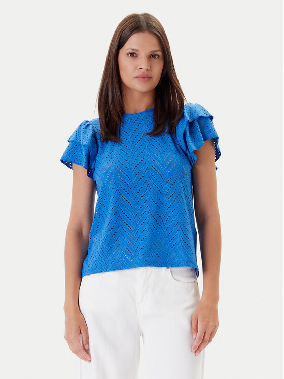 JDY JDY Blúz Carla 15351452 Kék Regular Fit