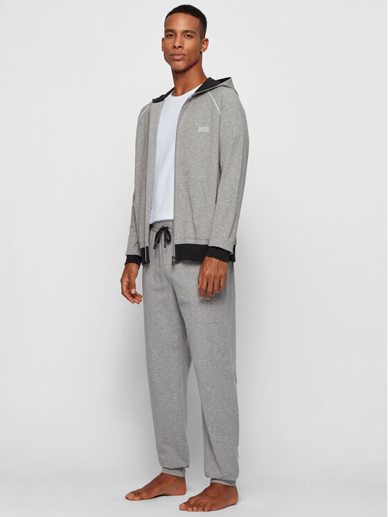 BOSS Boss Džemperis Mix&Match Jacket H 50381879 Pilka Regular Fit