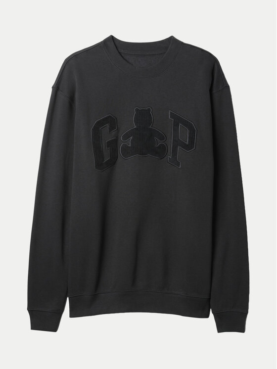 Gap Gap Μπλούζα 526908-00 Μαύρο Relaxed Fit