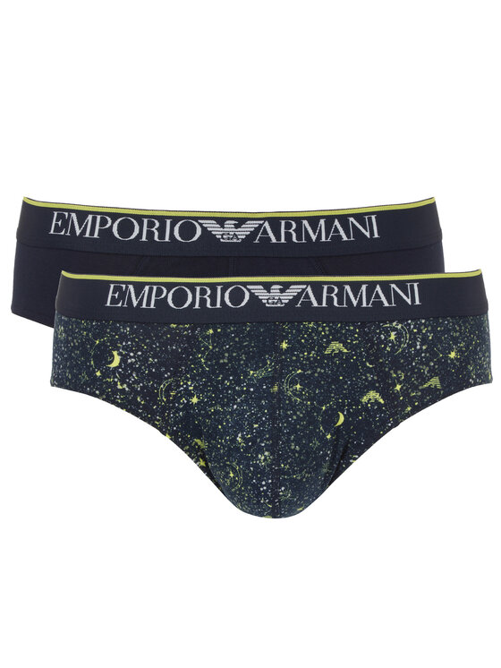 Emporio Armani Underwear Emporio Armani Underwear Súprava 2 kusov slipov 1117334F598 Tmavomodrá