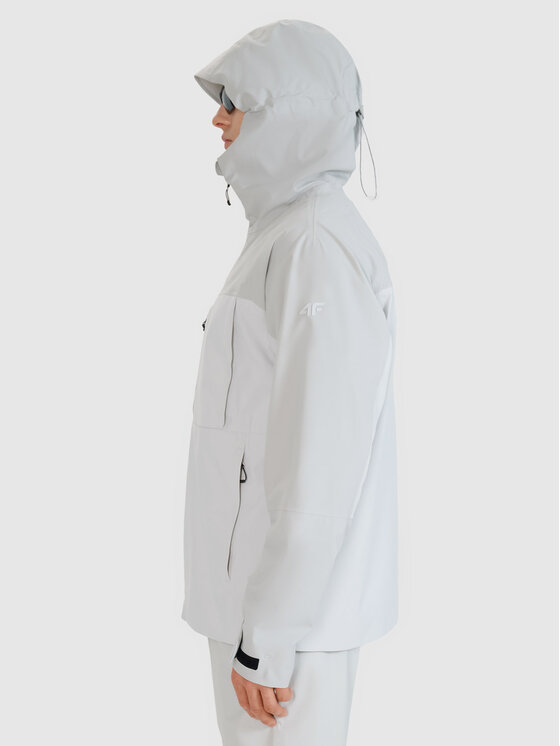 4F 4F Kurtka outdoor 4FWSS25TTJAM711-27S Szary Regular Fit