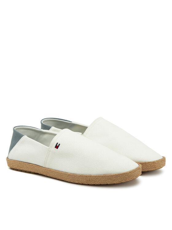 Tommy Hilfiger Tommy Hilfiger Espadrilky FM0FM05353 Écru