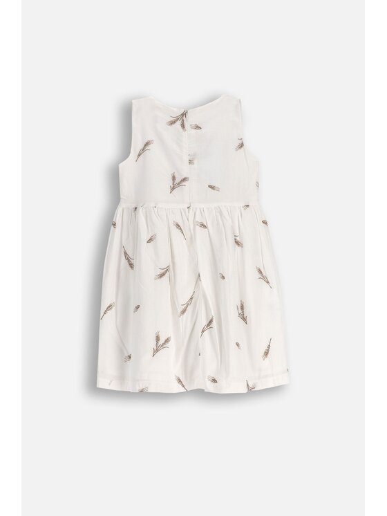 Coccodrillo Coccodrillo Sukienka WC5128301ESG-001 Biały Regular Fit