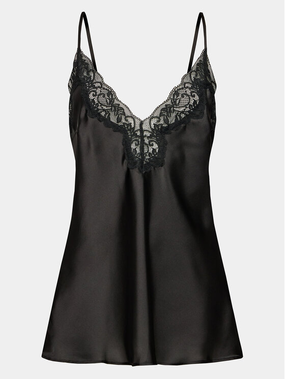 Selmark Selmark Pyžamový top Gabrielle 61061 Černá Regular Fit