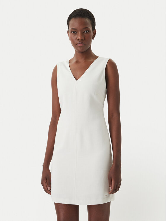 Calvin Klein Calvin Klein Hétköznapi ruha LV044F012G Ekru Regular Fit