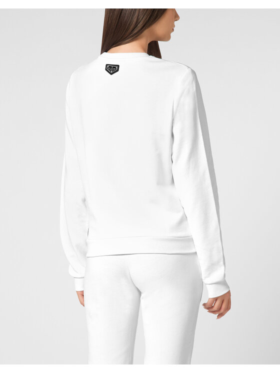 PHILIPP PLEIN PHILIPP PLEIN S dlhými rukávmi 9547 Biela Regular Fit
