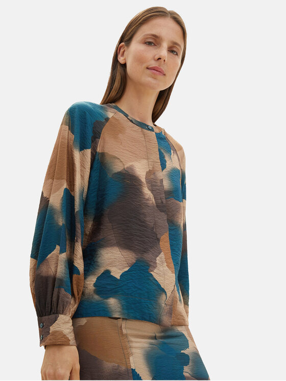 Tom Tailor Tom Tailor Bluza 1039141 Pisana Regular Fit
