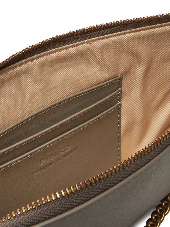 PINKO PINKO Ročna torba Horizontal Flat PE 25 PCPL 102747 A0F1 Siva