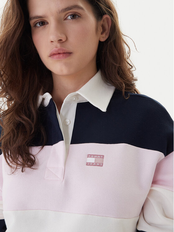 Tommy Jeans Tommy Jeans Bluza Badge DW0DW21927 Kolorowy Relaxed Fit