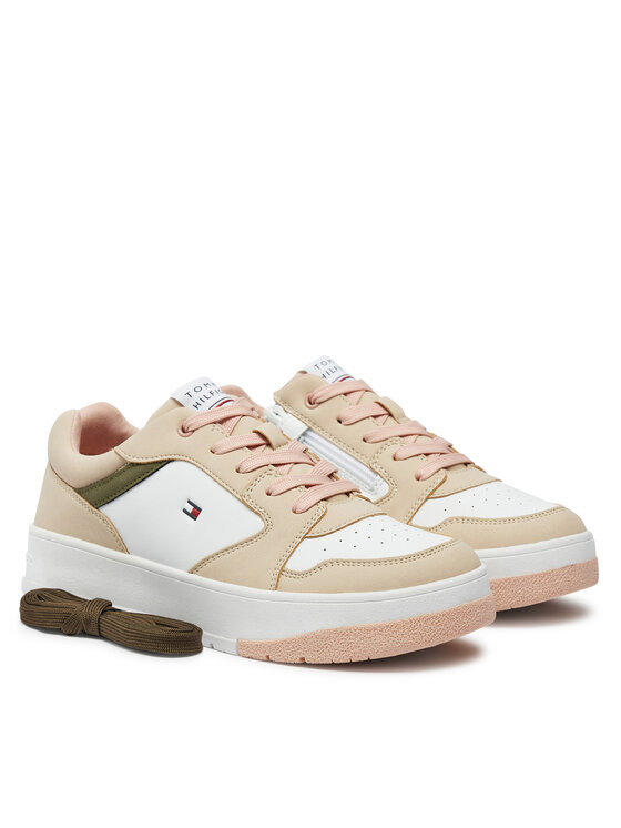Tommy Hilfiger Tommy Hilfiger Tossud Low Cut Lace-Up Sneaker T3A9-33527-1269 S Valge