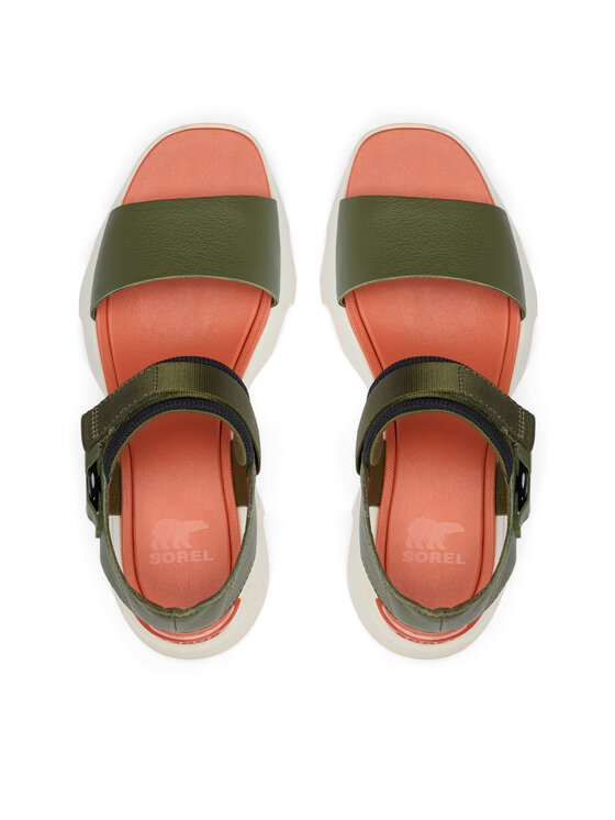 Sorel Sorel Sandały KINETIC™ Impact Y-Strap High 2030461 Zielony