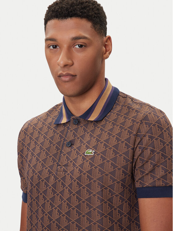 Lacoste Lacoste Polo DH1417 Brūns Regular Fit