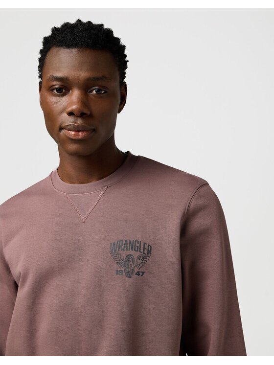 Wrangler Wrangler Bluza AMERICANA CREW Kolorowy Regular Fit