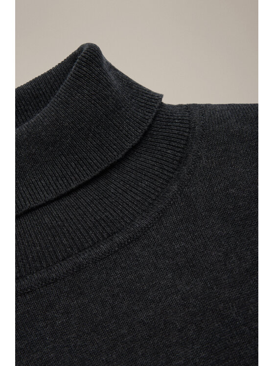 Lancerto Lancerto Sweter Sindre SW073225000060 Szary Regular Fit