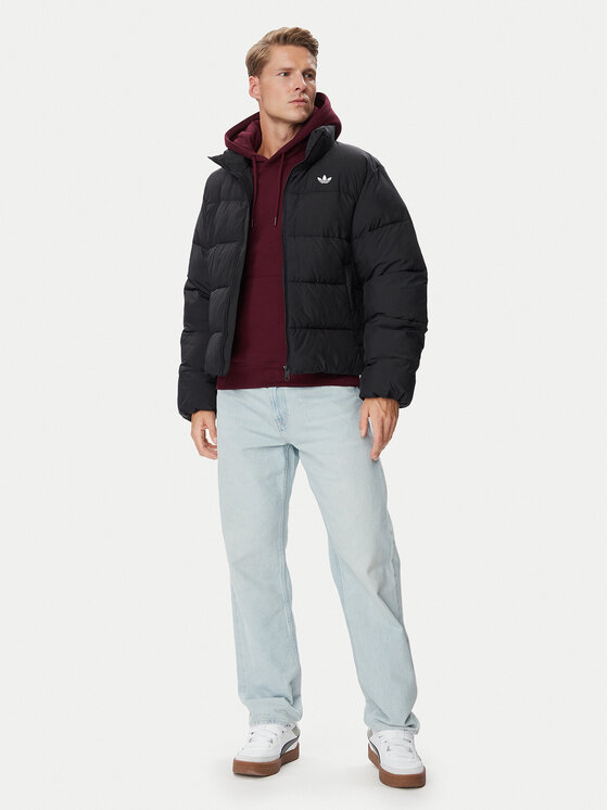 adidas adidas Зимова куртка KR7190 Чорний Regular Fit