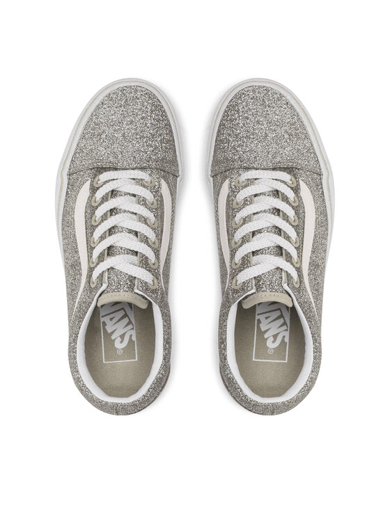 Vans argento clearance brillantini