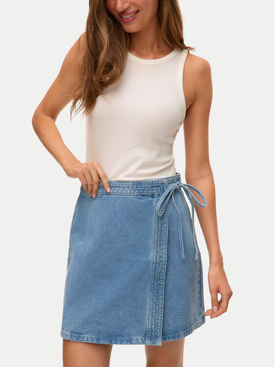 Vero Moda Vero Moda Teksaselik Liza 10332535 Sinine Regular Fit