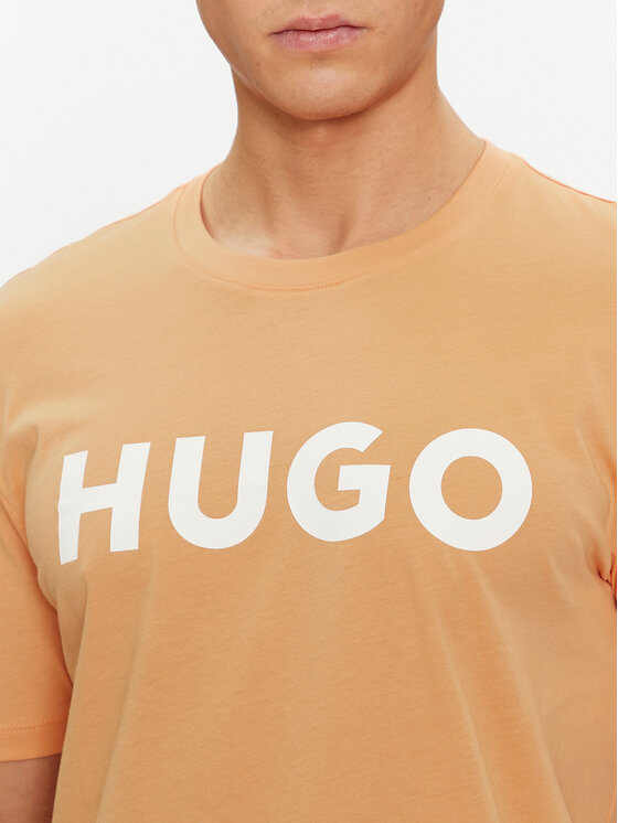 HUGO Hugo T-Shirt Dulivio 50467556 Pomarańczowy Regular Fit