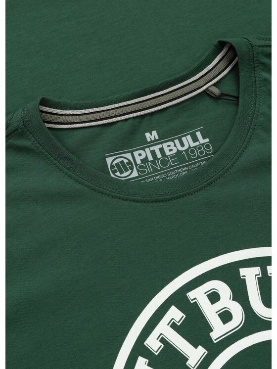 PITBULL PITBULL T-Shirt SAN DIEGO CA Zielony Regular Fit