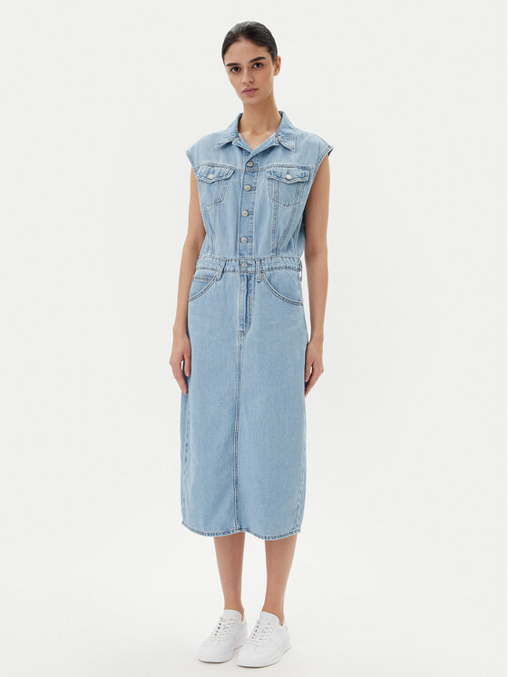 Levi's® Levi's® Džínové šaty Iconic 001WF-0002 Modrá Standard Fit