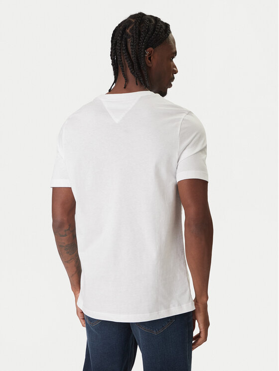 Tommy Hilfiger Tommy Hilfiger T-Shirt Brand Love MW0MW41455 Biały Regular Fit