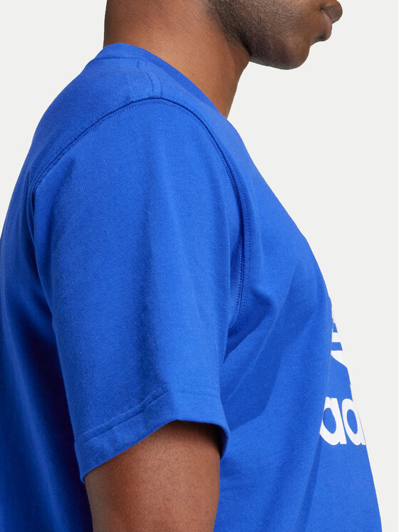 adidas T shirt adicolor Trefoil IZ3058 Blu Regular Fit Modivo