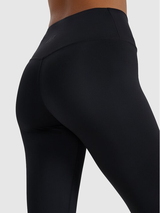 4F 4F Leggings 4FWMM00TFTIF411-20S Nero Authentic Slim Fit