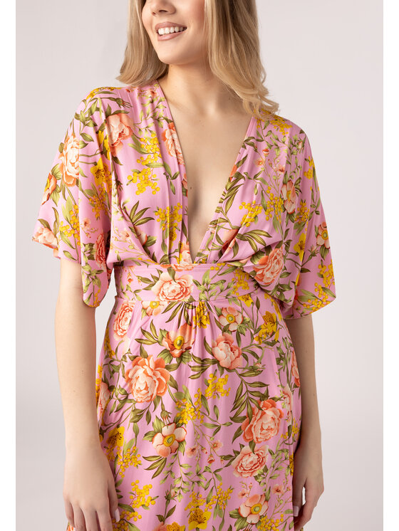 LAURELLA LAURELLA Letní šaty Laurella 4UL152511 Růžová Regular Fit