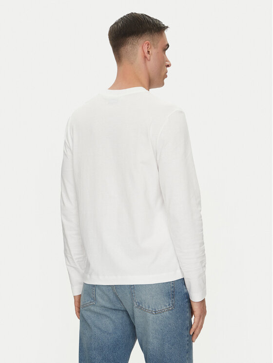 AMI PARIS AMI PARIS Longsleeve BFUTS235.724 Білий Regular Fit