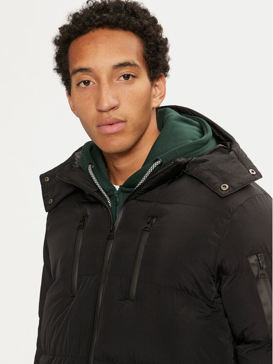 Brave Soul Brave Soul Kurtka zimowa MJK-BROCKHALLCRI Czarny Regular Fit