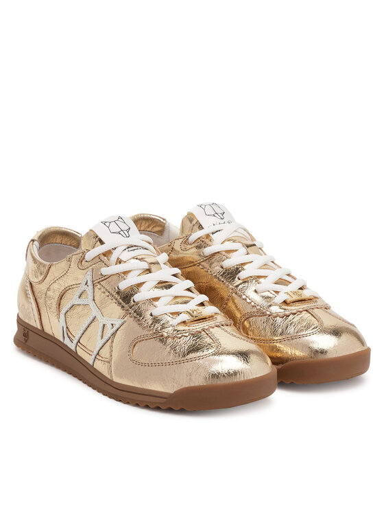 Naked Wolfe Naked Wolfe Sneakersy Exposure Crinkle Złoty