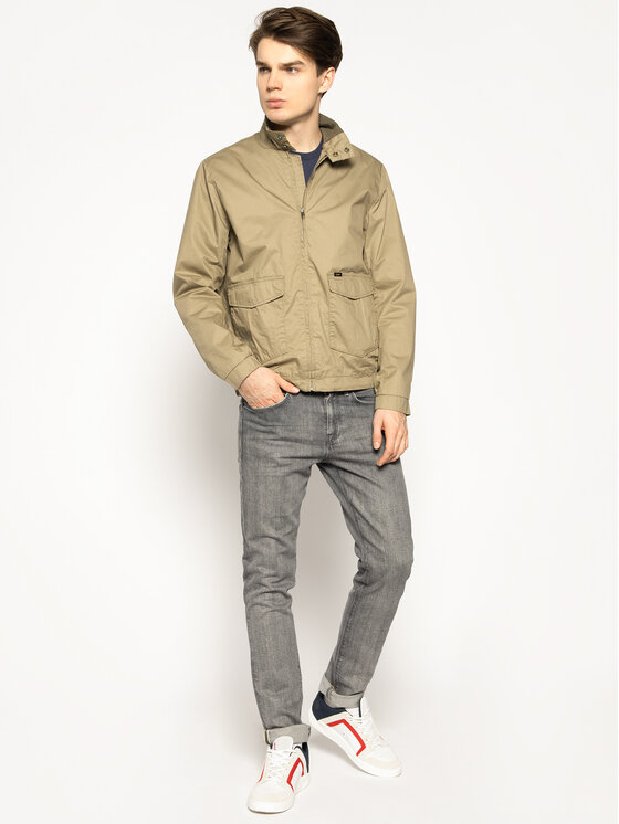 Lee Lee Giacca di transizione Harrington L88TCRNG 112123784 Verde Regular Fit