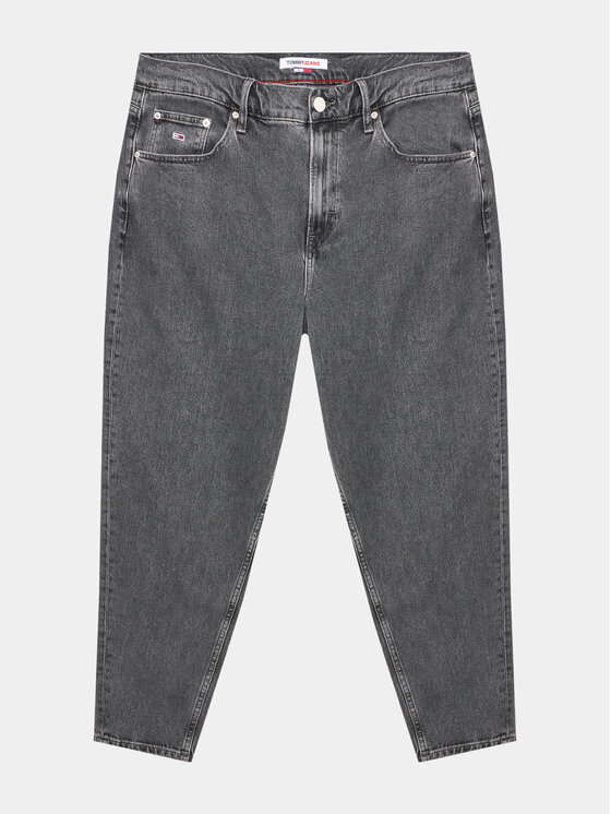 Tommy Jeans Curve Jeans hlače DW0DW15727 Črna Mom Fit