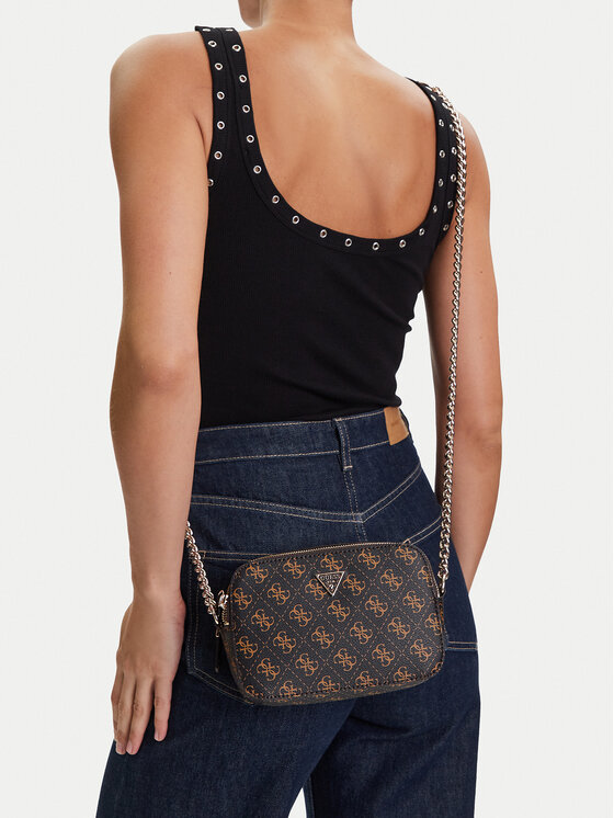Guess Guess Ročna torba Noelle II HWQG96 72140 Rjava