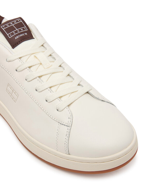 Tommy Jeans Tommy Jeans Snīkeri Archive '98 Leather Court EM0EM01791 Krēmkrāsas