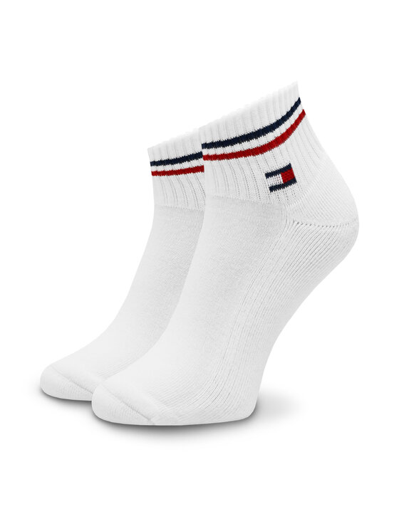 Tommy Hilfiger Tommy Hilfiger 2er-Set niedrige Unisex-Socken 701228177 Weiß