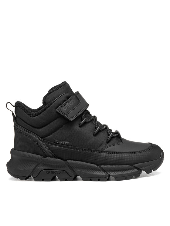 Geox Geox Schnürschuhe J Flexyper Plus Boy B Abx J66LCA 0FUME C9999 M Schwarz