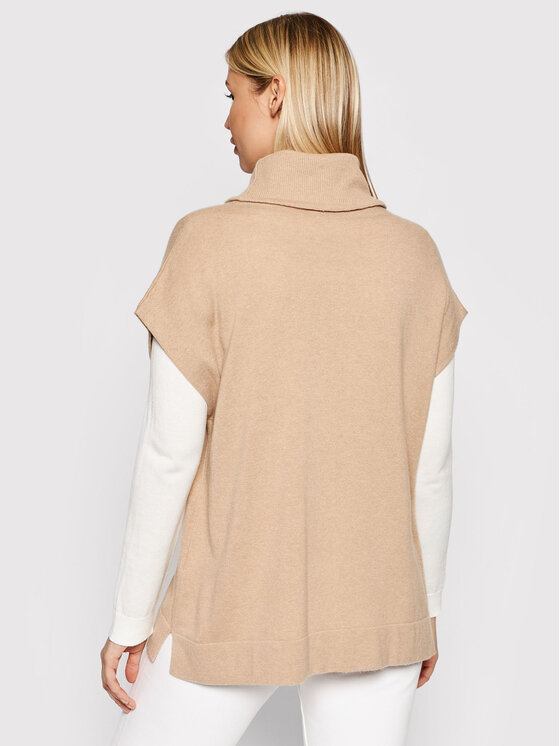 United Colors Of Benetton United Colors Of Benetton Πουλόβερ 1035D200A Μπεζ Regular Fit