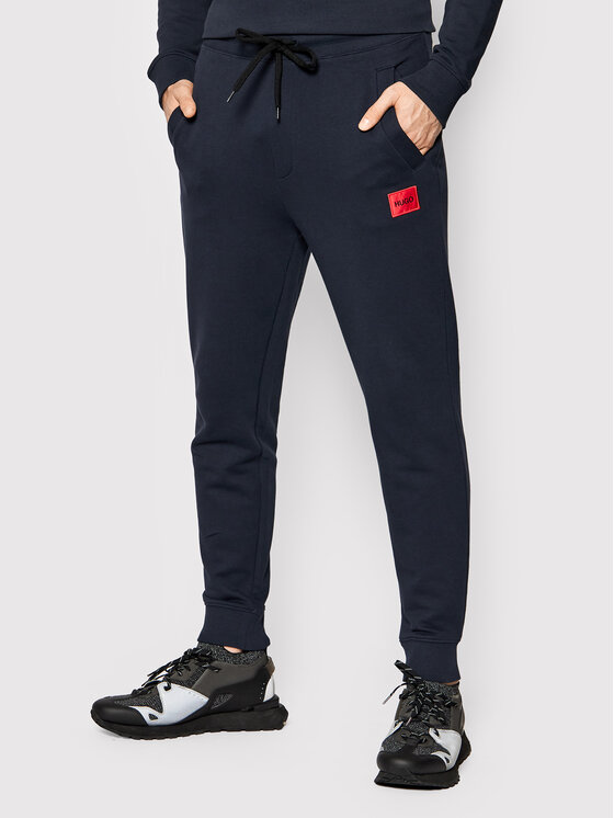 Hugo Teplákové nohavice Doak212 50447963 Tmavomodrá Regular Fit